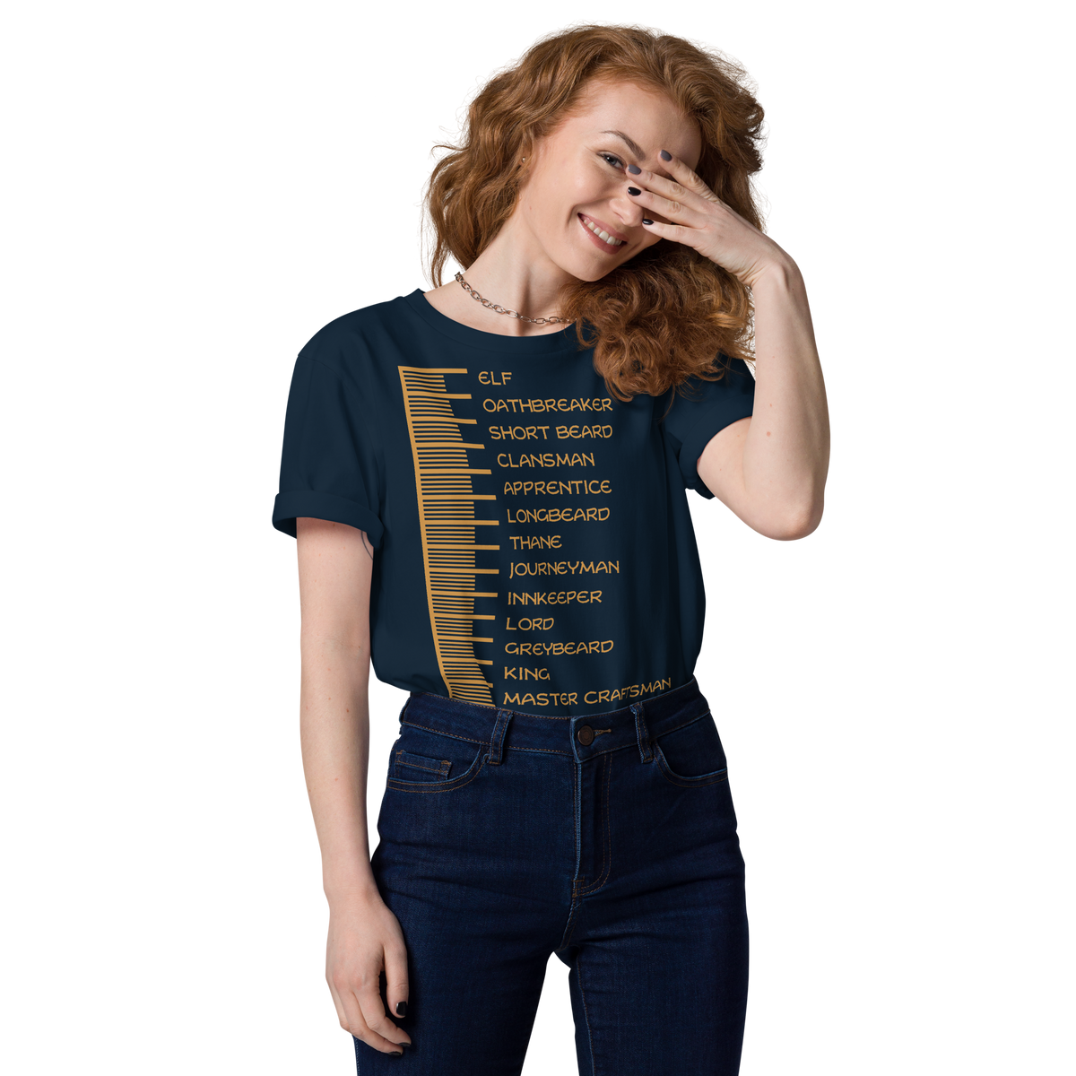 Beard Length Chart - Unisex T-Shirt