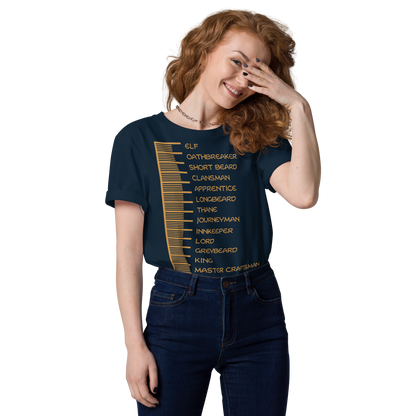 Beard Length Chart - Unisex T-Shirt
