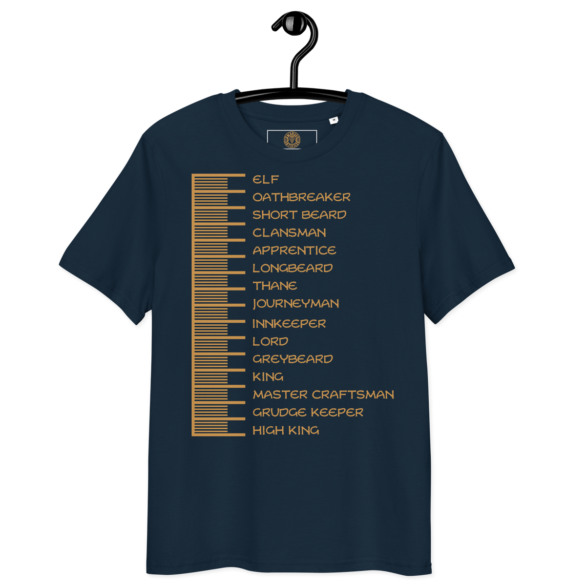Beard Length Chart - Unisex T-Shirt