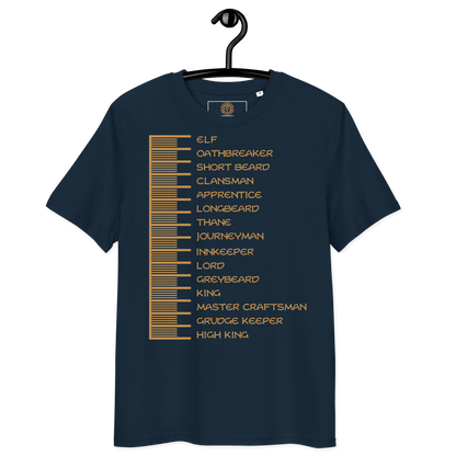 Beard Length Chart - Unisex T-Shirt