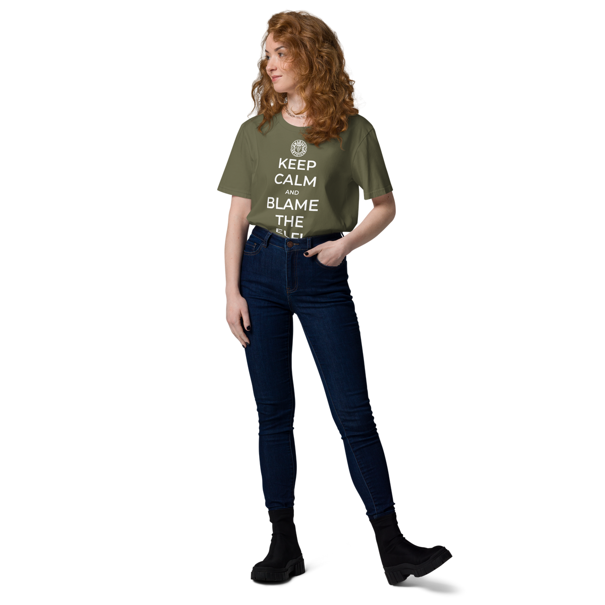 Keep Calm and Blame The Elf - Unisex T-Shirt