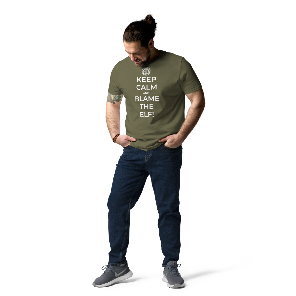 Keep Calm and Blame The Elf - Unisex T-Shirt