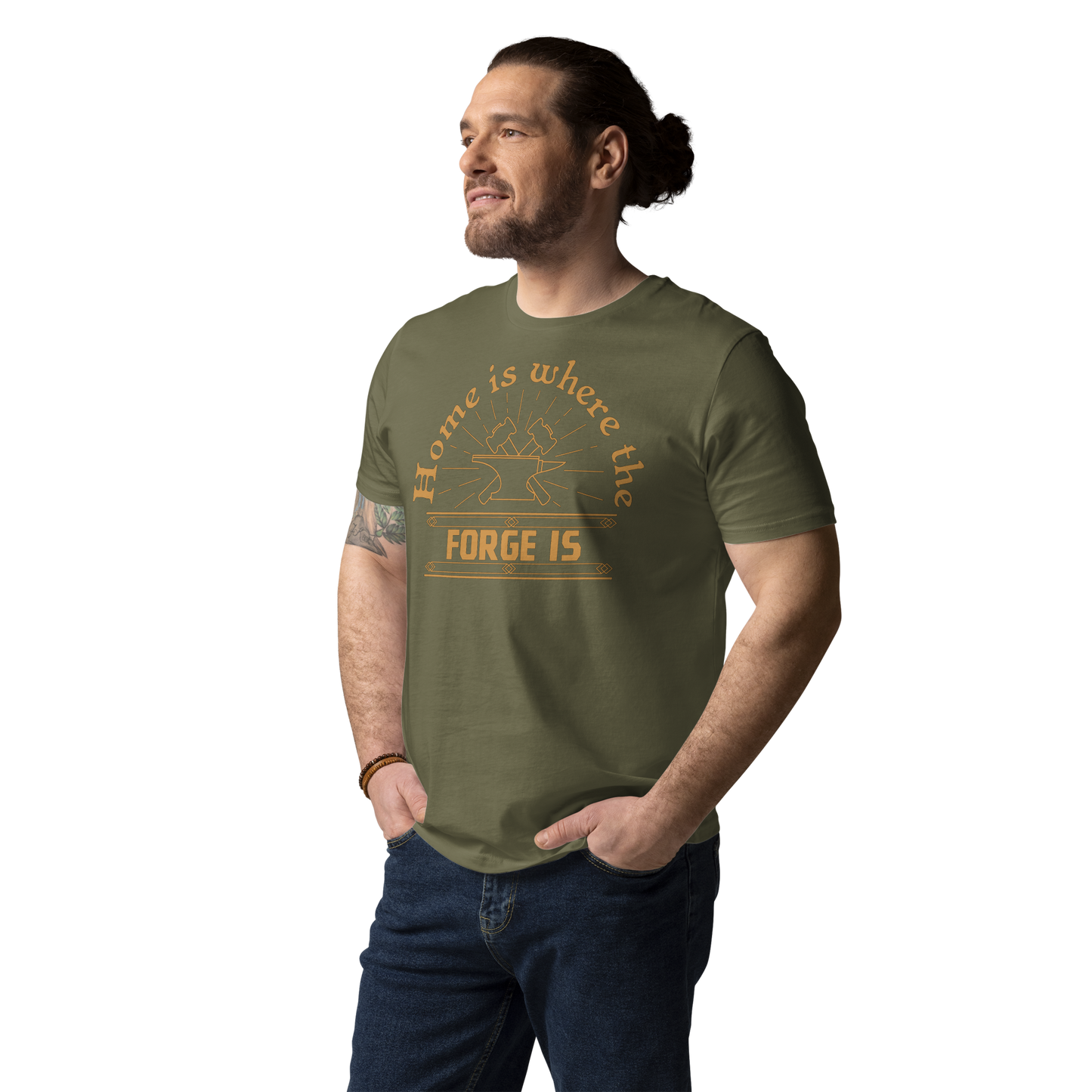 Home is where the Forge is - Unisex Organic Cotton T-Shirt