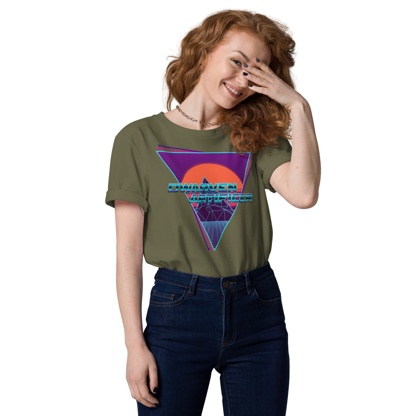 Retrowave Mattock - Unisex Organic Cotton T-Shirt