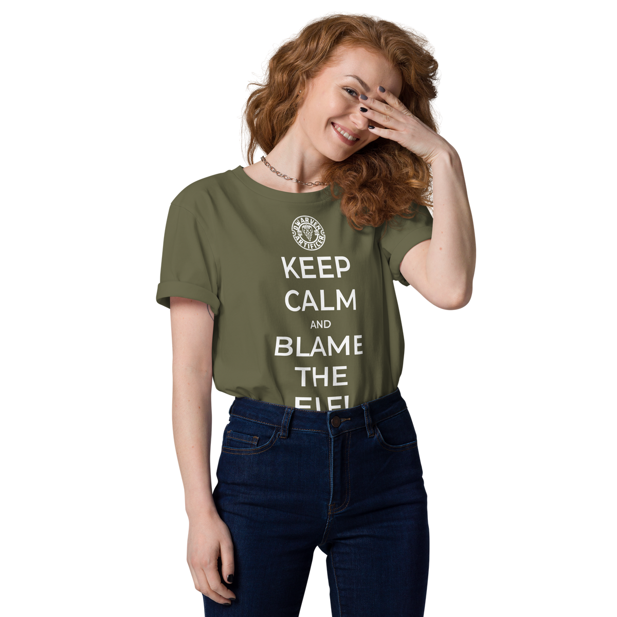 Keep Calm and Blame The Elf - Unisex T-Shirt