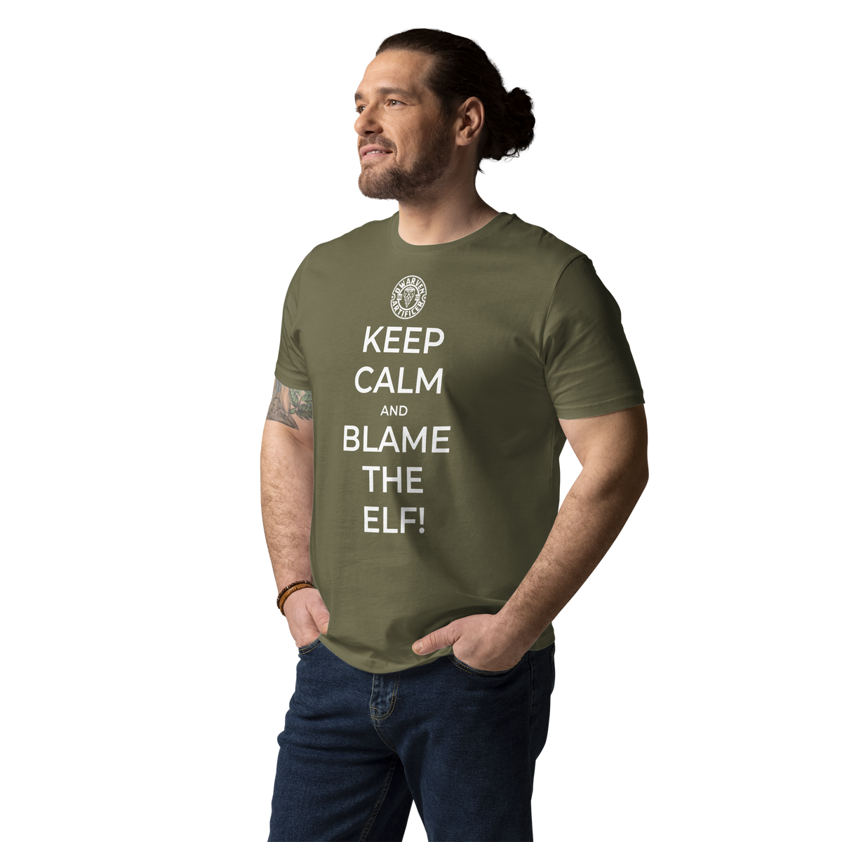 Keep Calm and Blame The Elf - Unisex T-Shirt