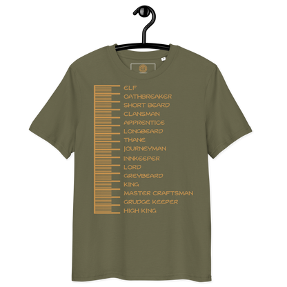 Beard Length Chart - Unisex T-Shirt
