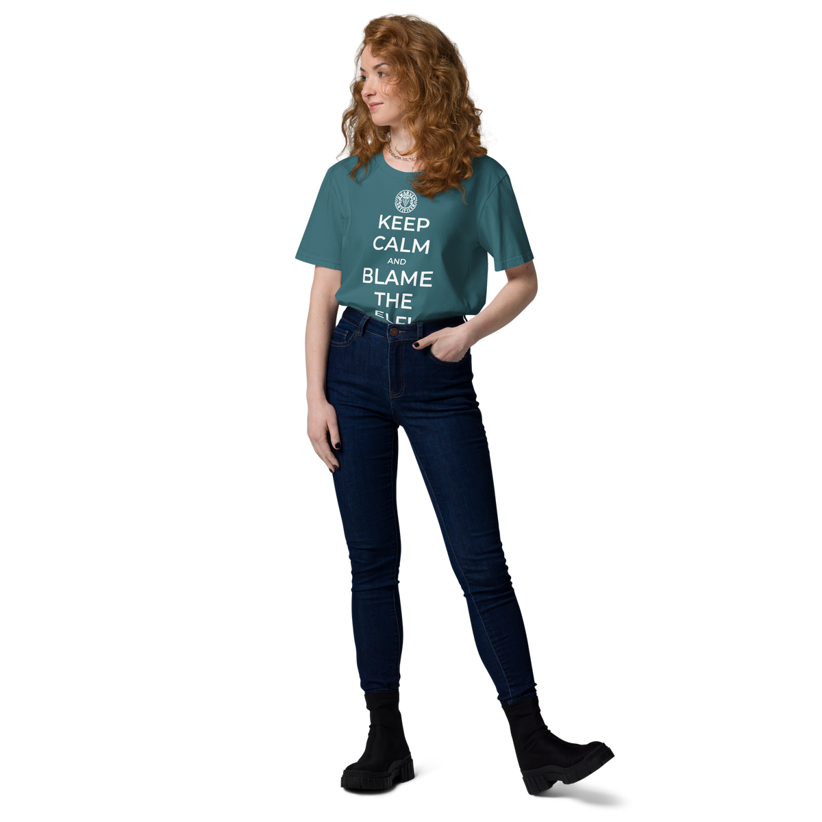 Keep Calm and Blame The Elf - Unisex T-Shirt