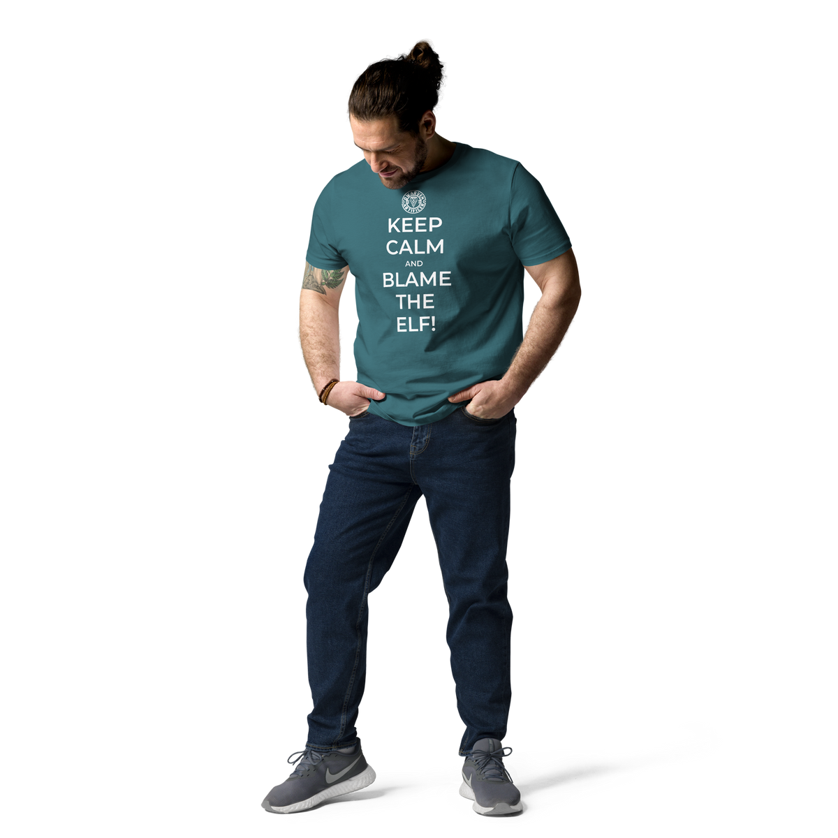 Keep Calm and Blame The Elf - Unisex T-Shirt