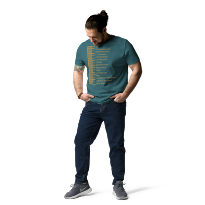 Beard Length Chart - Unisex T-Shirt
