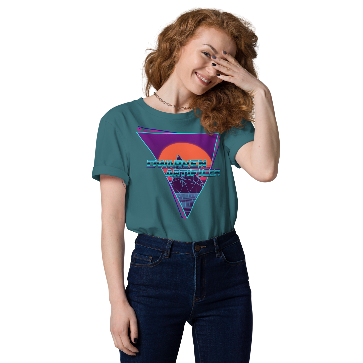 Retrowave Mattock - Unisex Organic Cotton T-Shirt