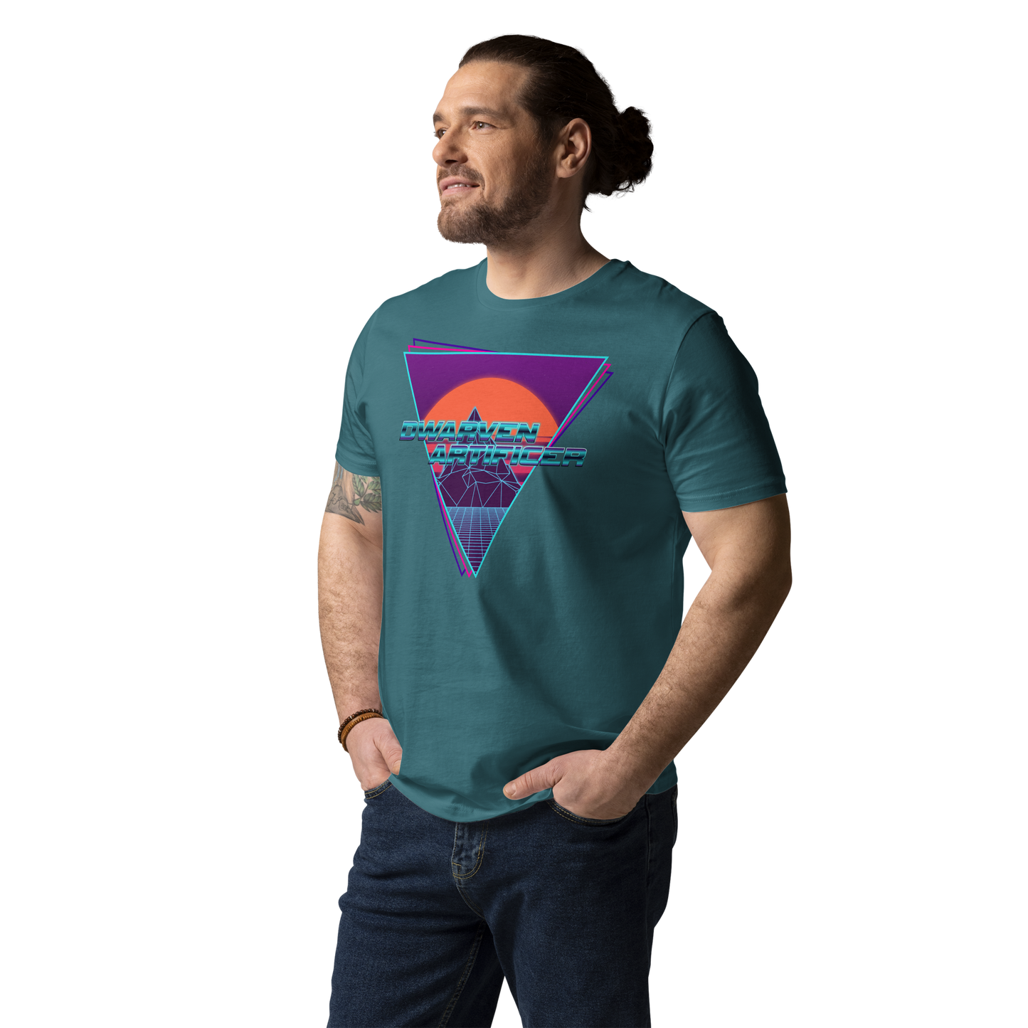 Retrowave Mattock - Unisex Organic Cotton T-Shirt
