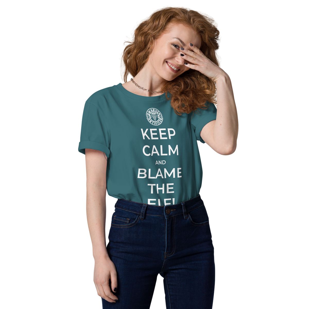 Keep Calm and Blame The Elf - Unisex T-Shirt