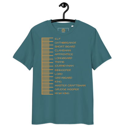 Beard Length Chart - Unisex T-Shirt