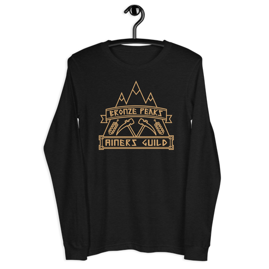 Bronze Peaks Mining Guild - Unisex Long Sleeve Tee