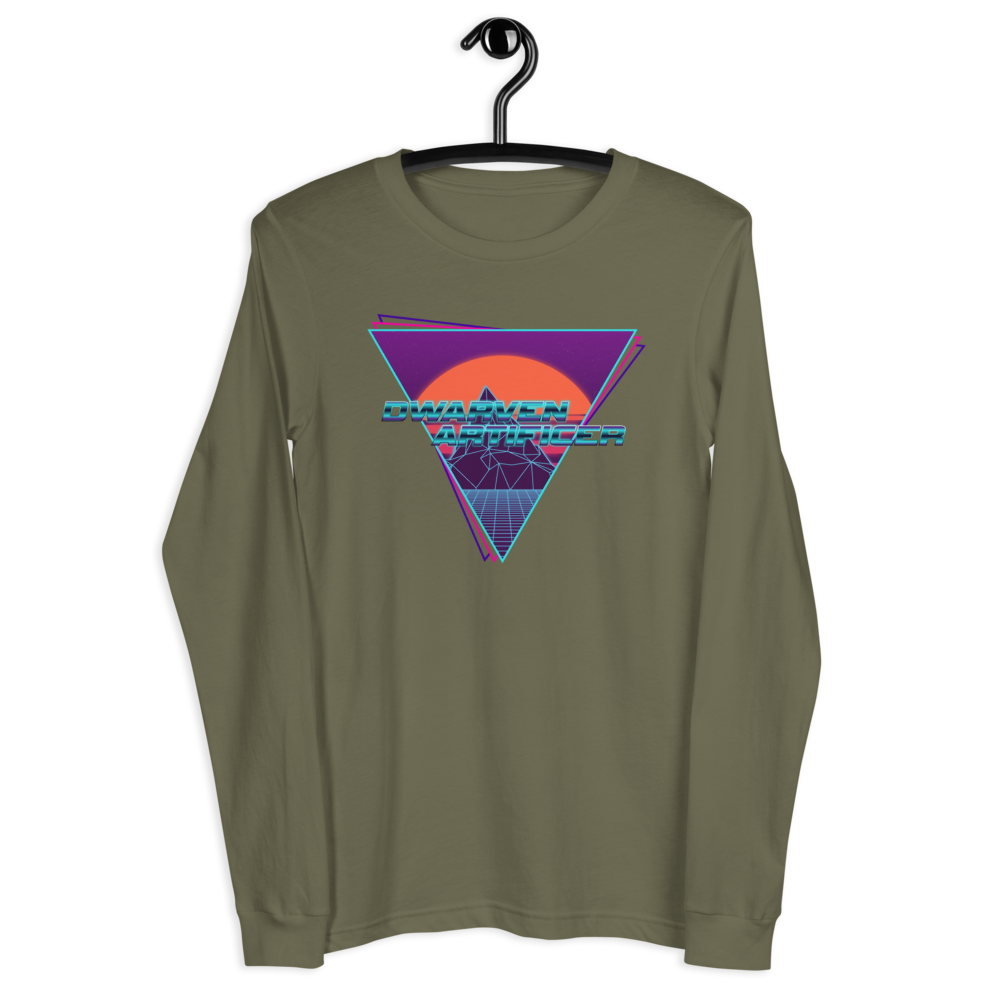 CyberDwarf Sunset - Unisex Long Sleeve Tee