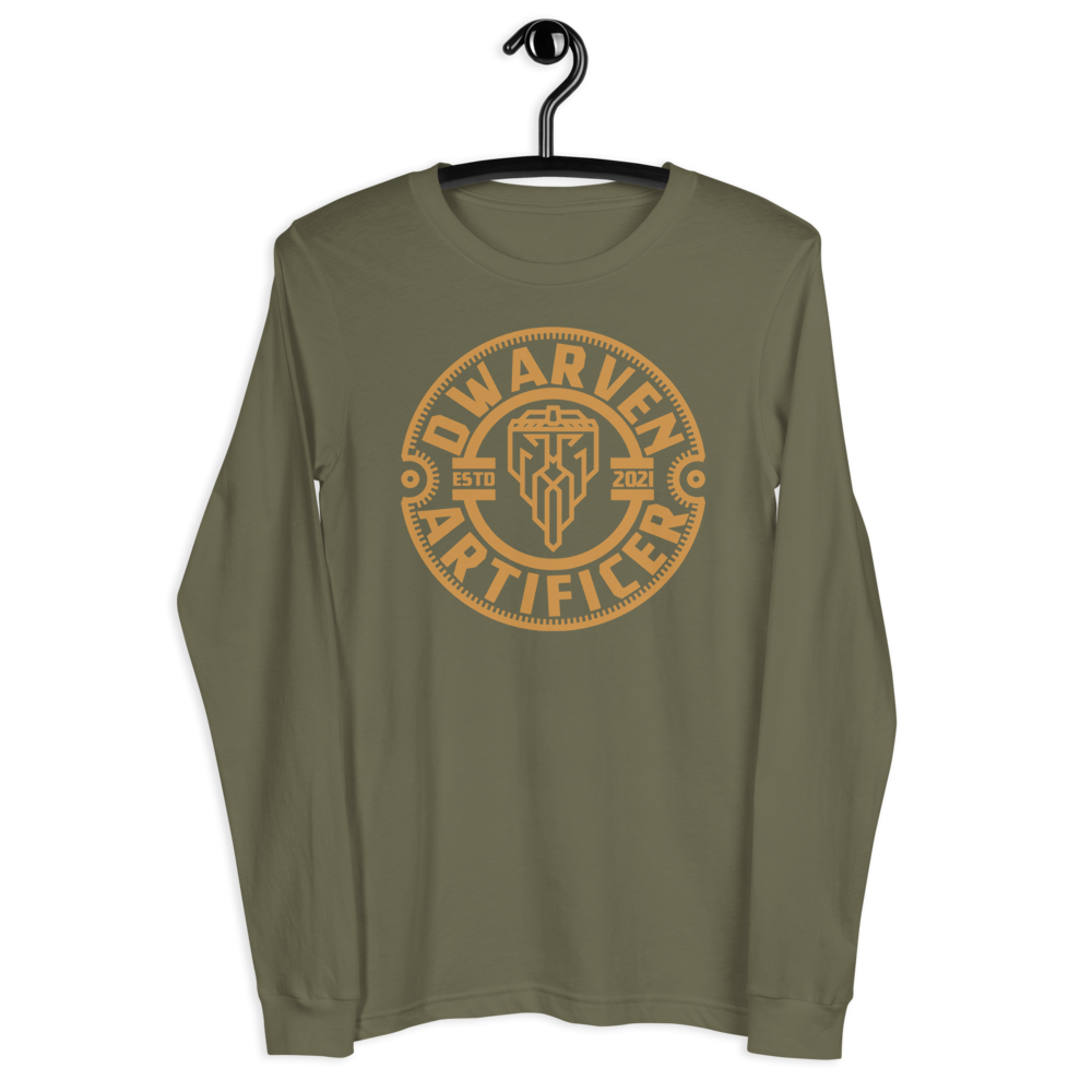 Dwarven Artificer Logo - Unisex Long Sleeve Tee