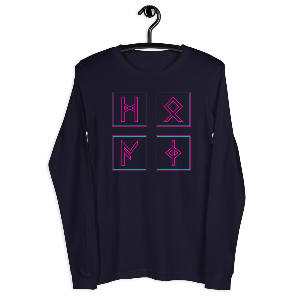 Runic Squares - Unisex Long Sleeve Tee