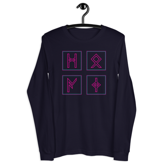 Runic Squares - Unisex Long Sleeve Tee