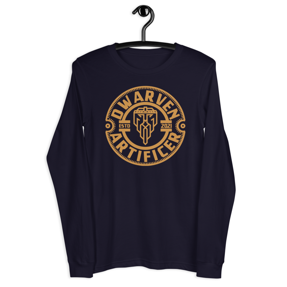 Dwarven Artificer Logo - Unisex Long Sleeve Tee