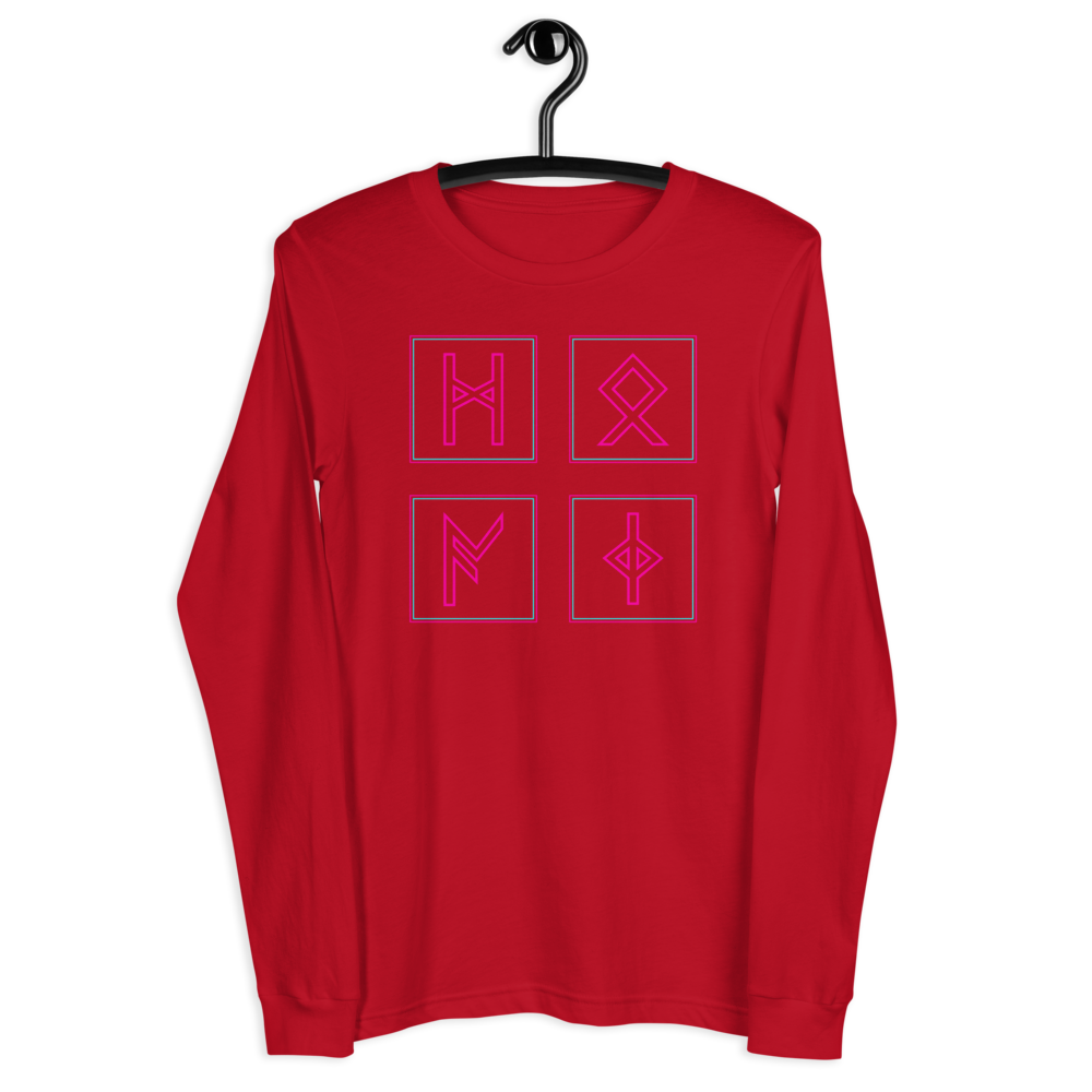 Runic Squares - Unisex Long Sleeve Tee