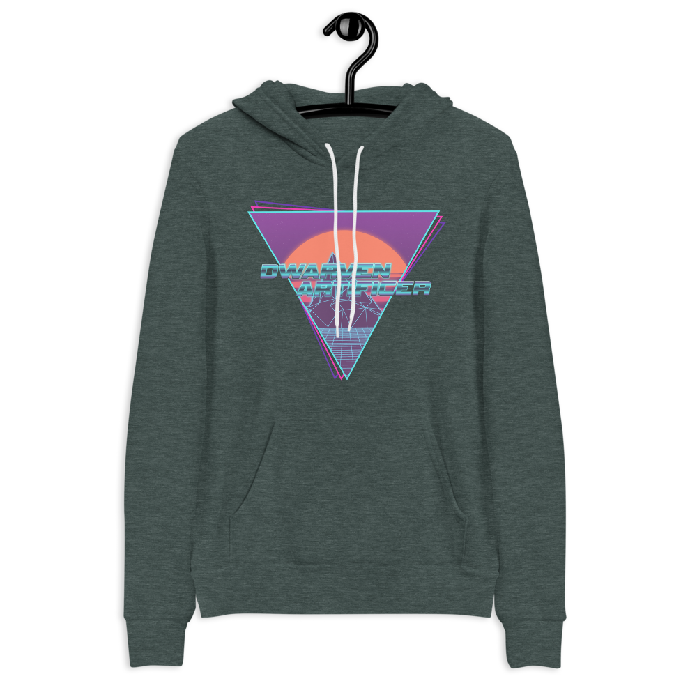 CyberDwarf Sunset - Unisex hoodie