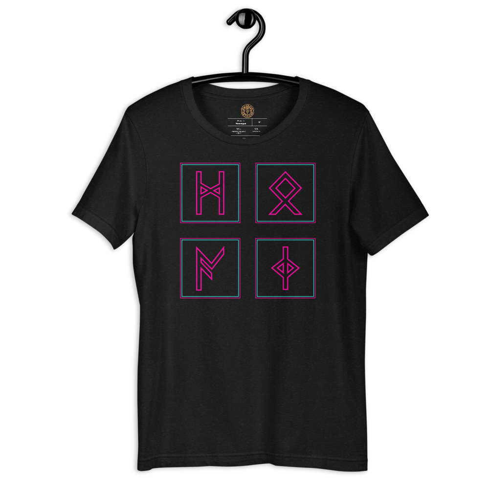 Runic Squares - Short-Sleeve Unisex T-Shirt