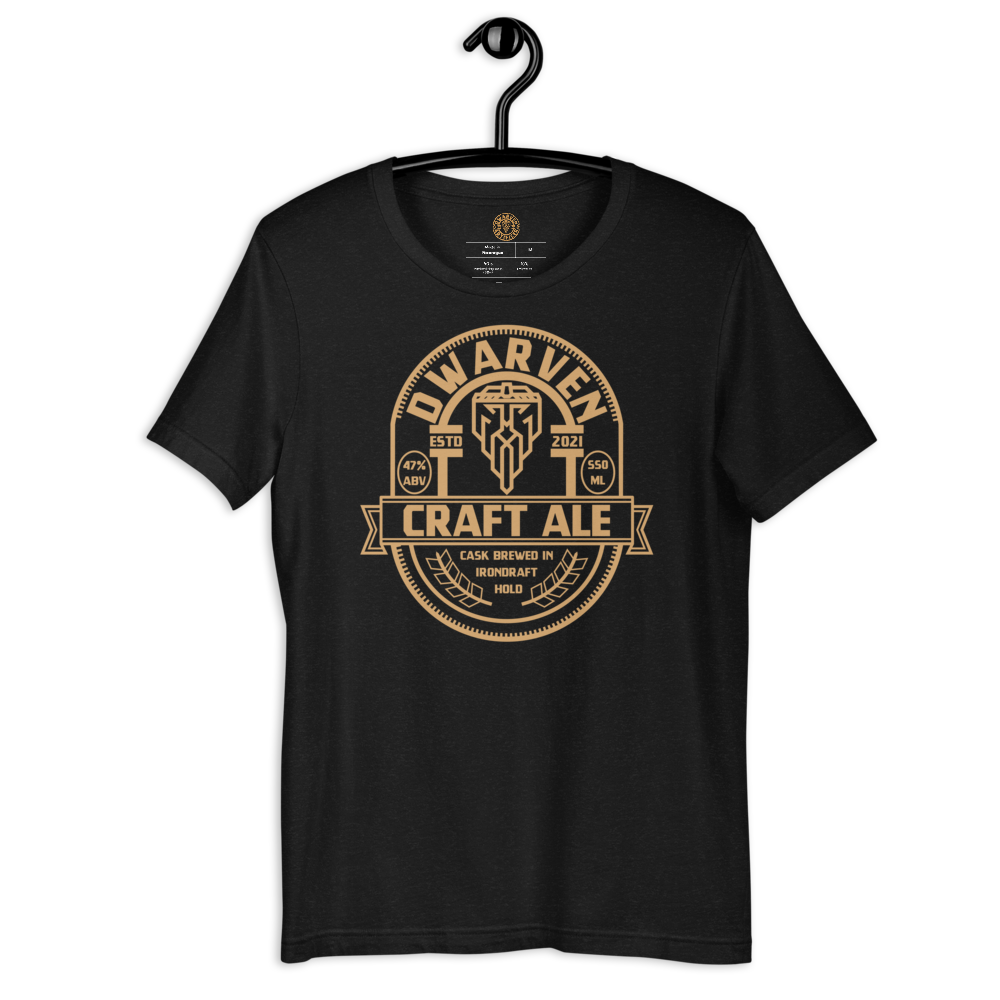 Dwarven Craft Ale - Short-Sleeve Unisex T-Shirt