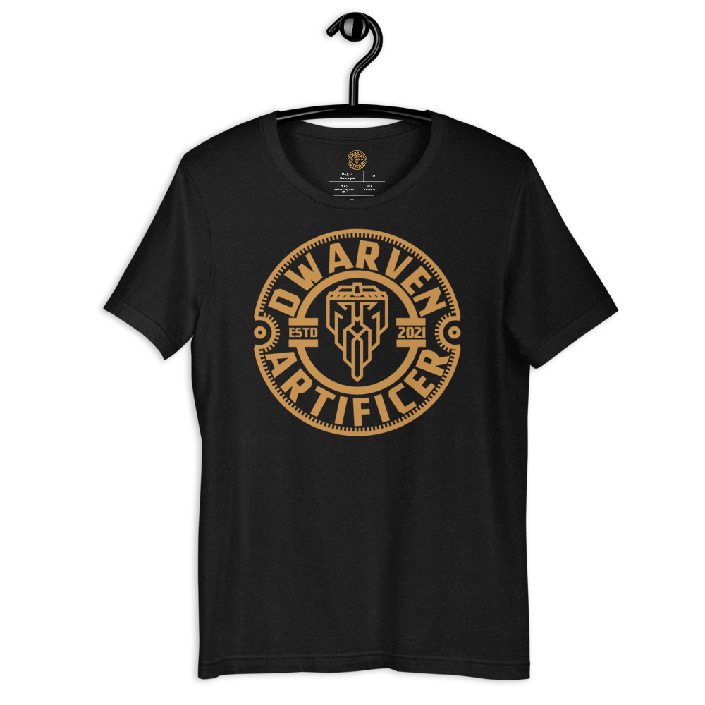 Dwarven Artificer Logo - Short-Sleeve Unisex T-Shirt