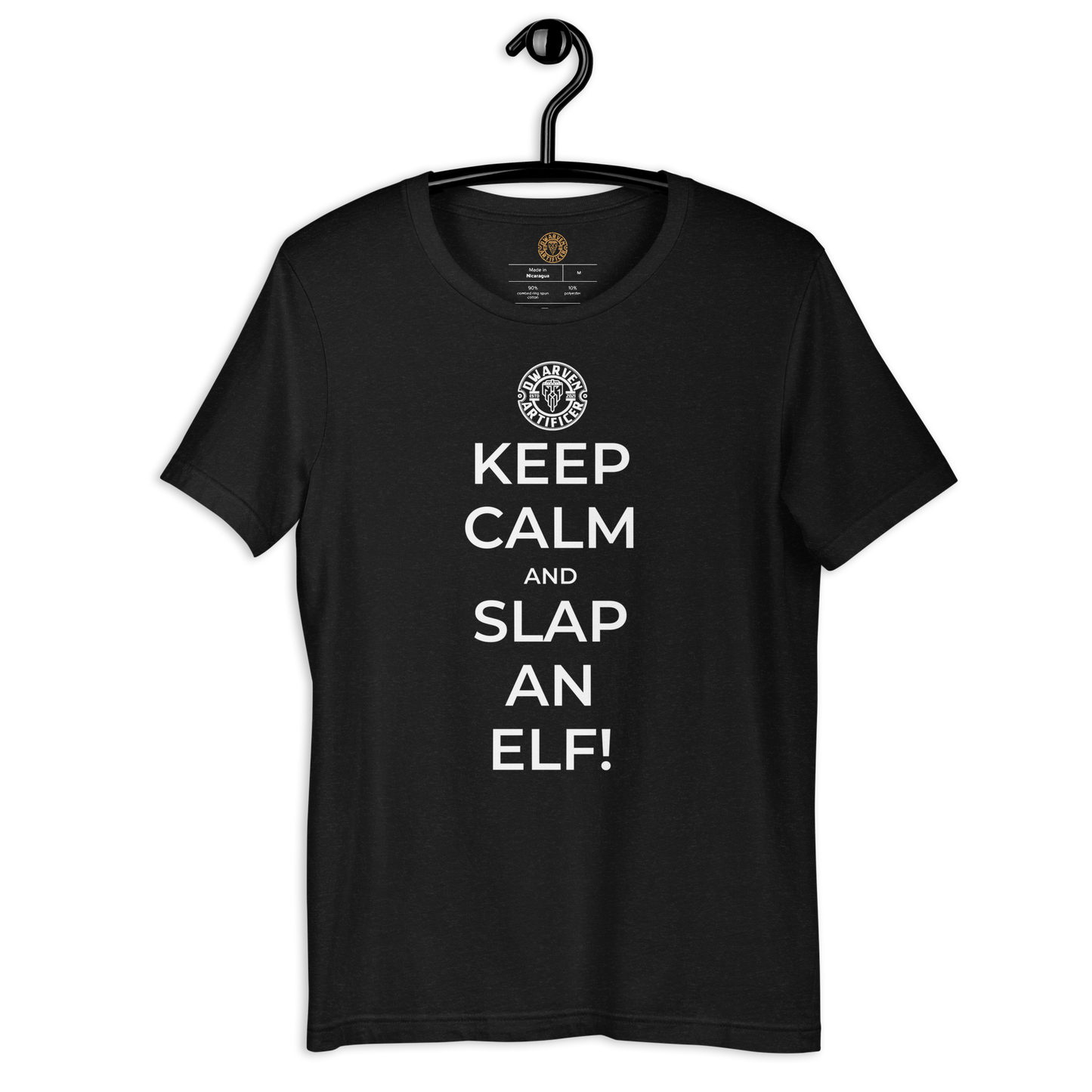 Keep Calm And Slap An Elf - Short Sleeve Unisex t-shirt