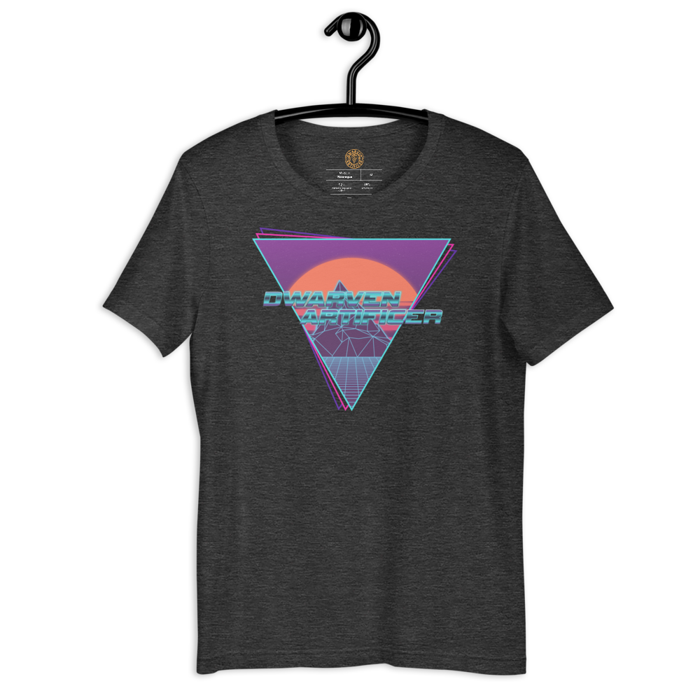 CyberDwarf Sunset - Short-Sleeve Unisex T-Shirt