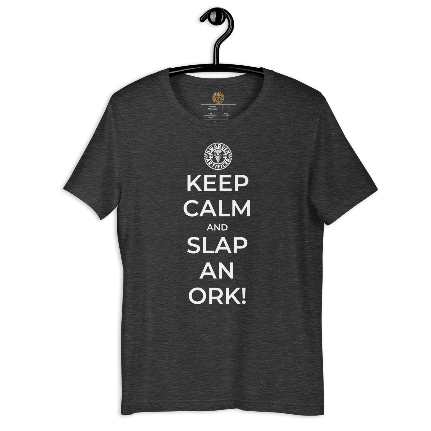 Keep Calm And Slap An Ork - Short Sleeve Unisex t-Shirt