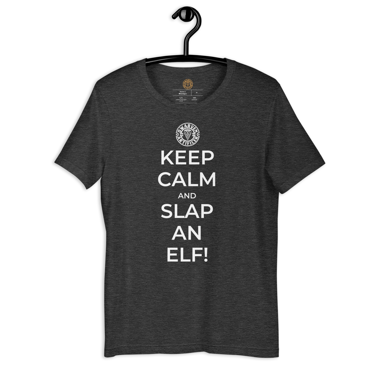 Keep Calm And Slap An Elf - Short Sleeve Unisex t-shirt