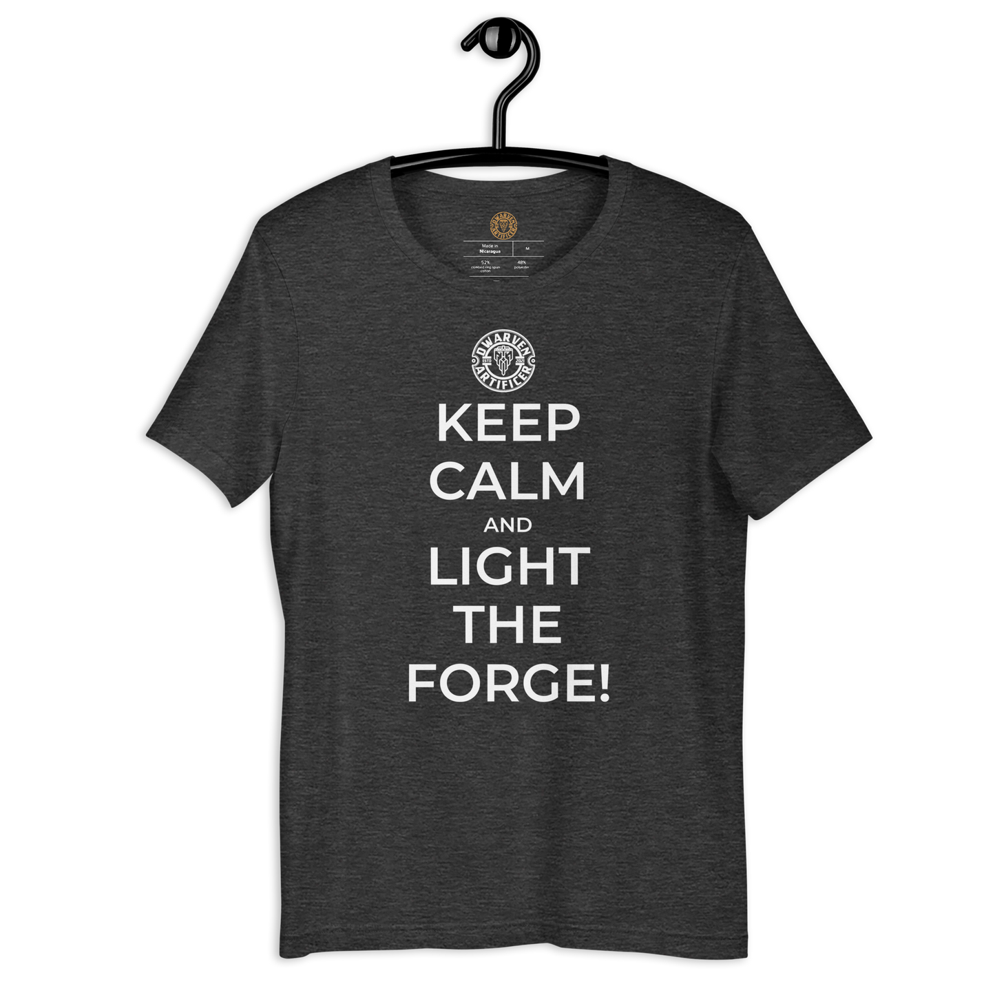 Keep Calm And Light The Forge - Short Sleeve Unisex t-Shirt