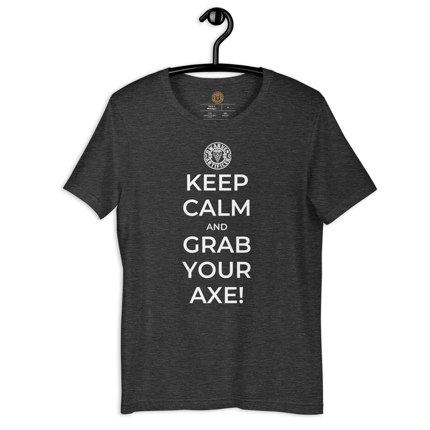 Keep Calm And Grab Your Axe - Short Sleeve Unisex t-Shirt