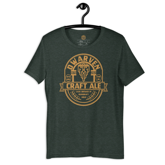 Dwarven Craft Ale - Short-Sleeve Unisex T-Shirt