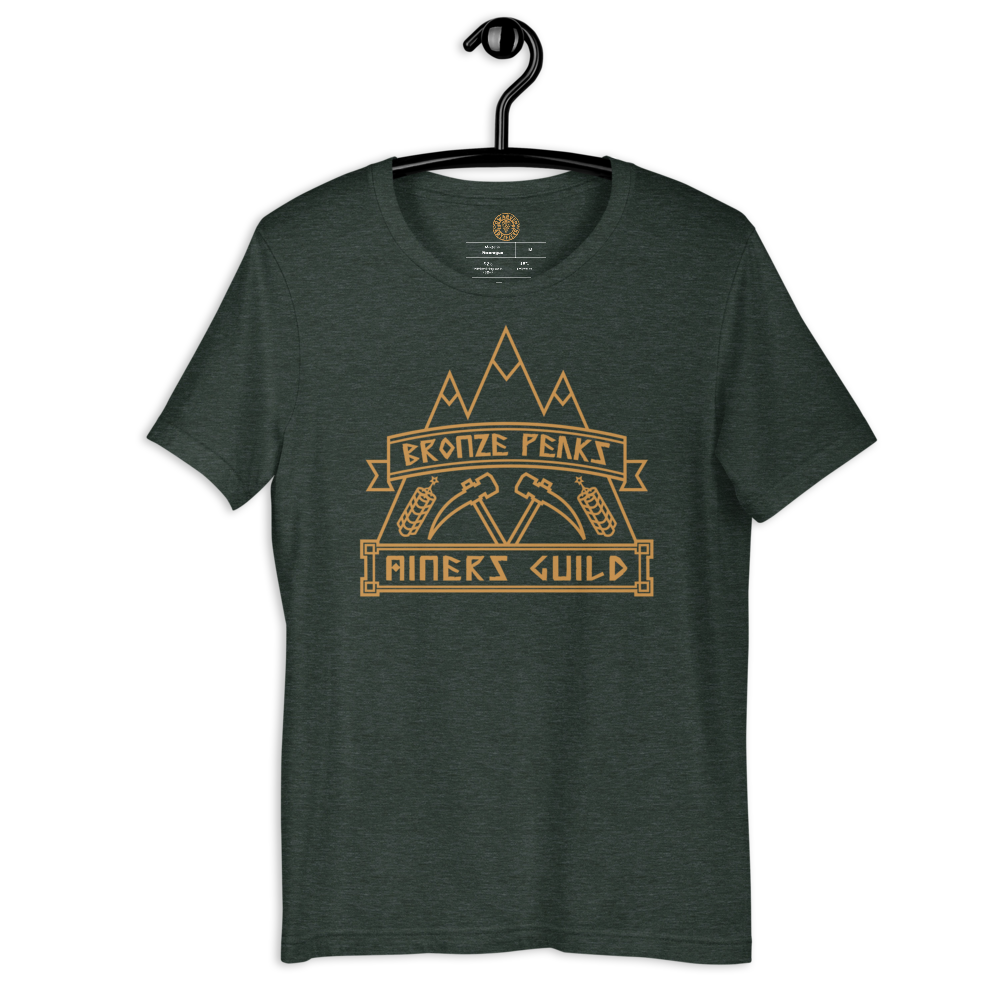 Bronze Peaks Mining Guild - Short-Sleeve Unisex T-Shirt