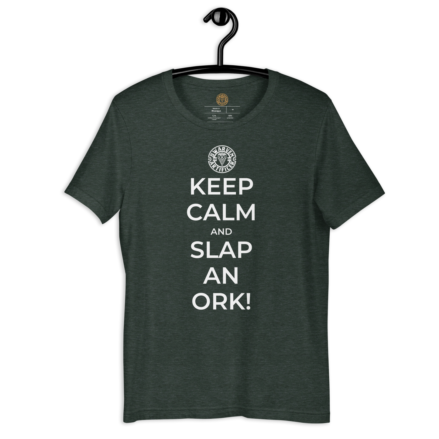 Keep Calm And Slap An Ork - Short Sleeve Unisex t-Shirt