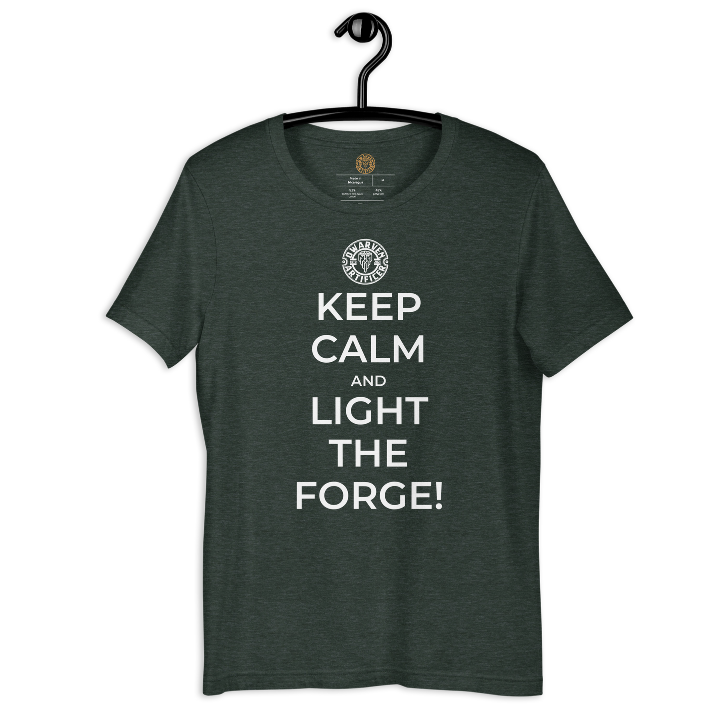 Keep Calm And Light The Forge - Short Sleeve Unisex t-Shirt