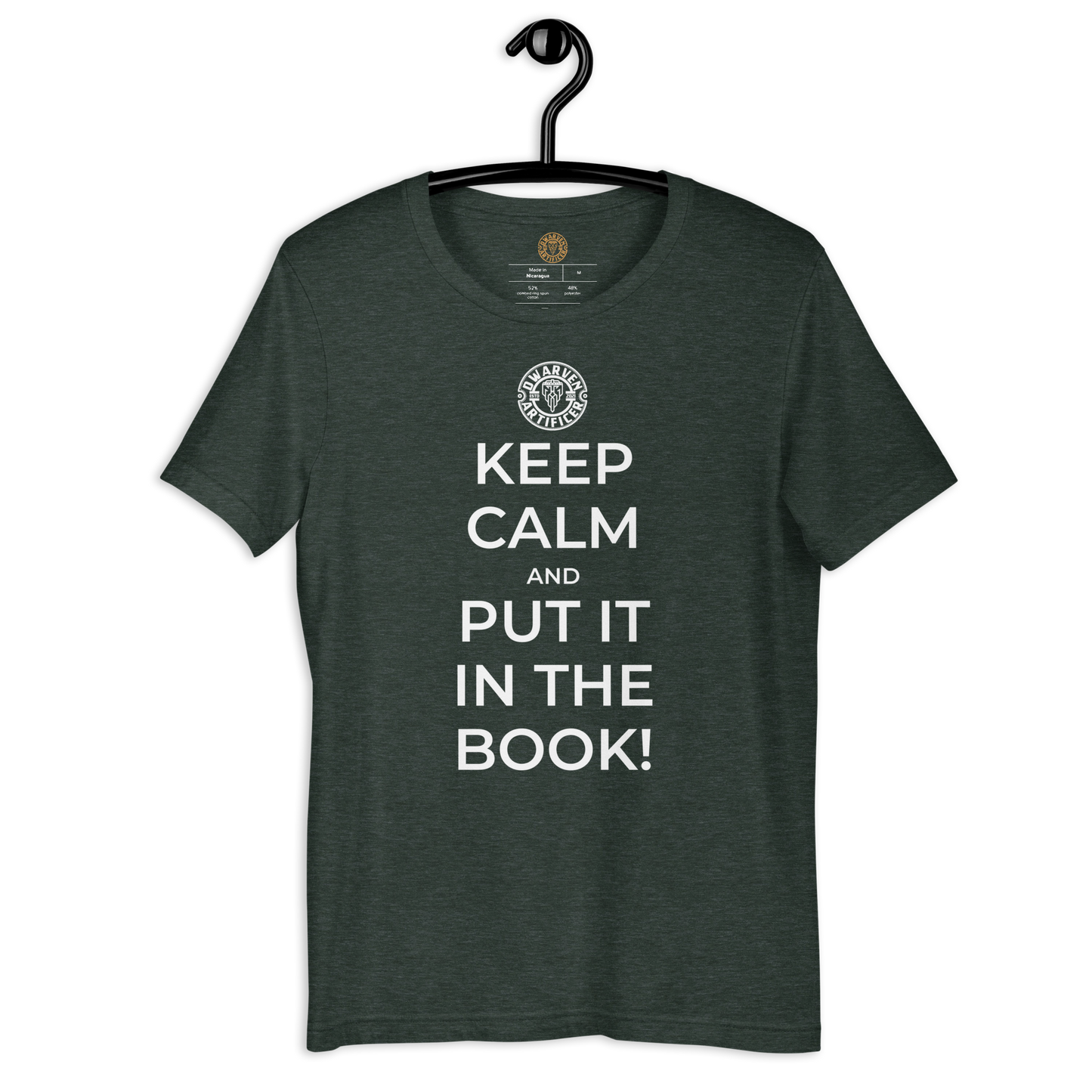 Keep Calm And Put It In The Book - Short Sleeve Unisex t-Shirt