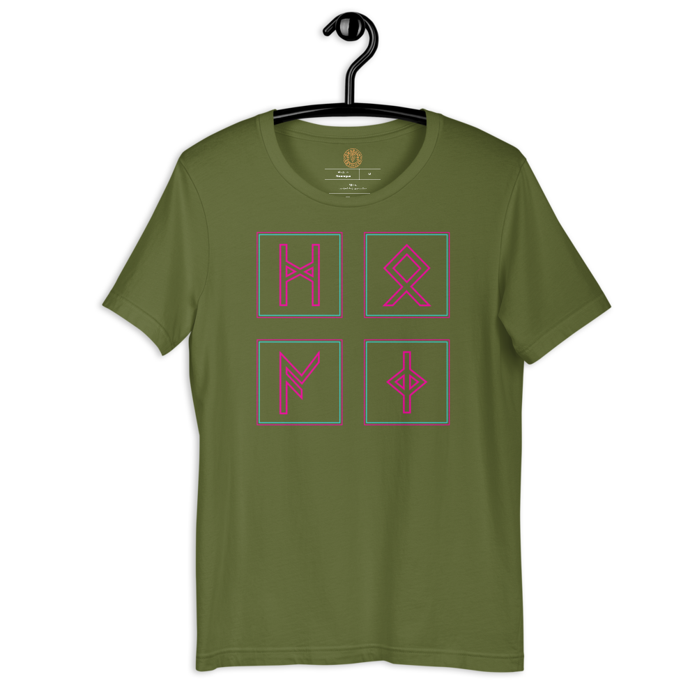 Runic Squares - Short-Sleeve Unisex T-Shirt