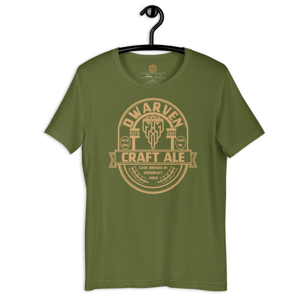 Dwarven Craft Ale - Short-Sleeve Unisex T-Shirt