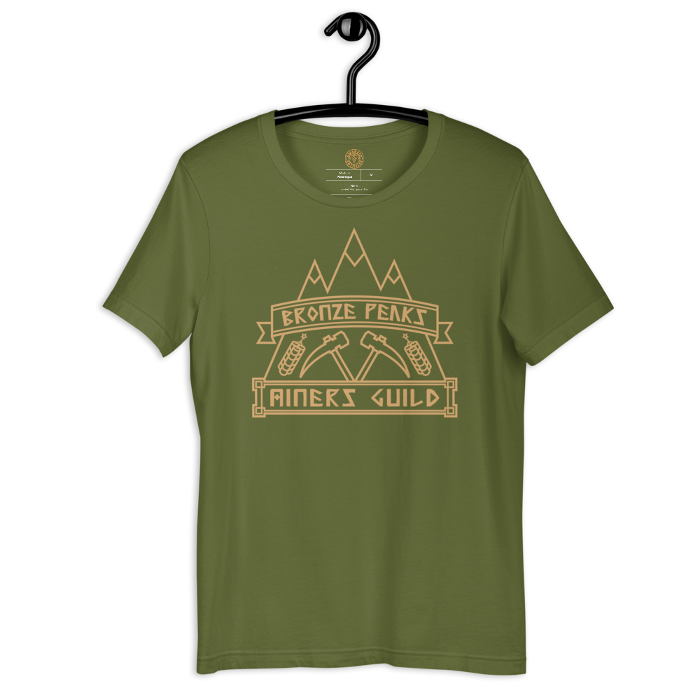 Bronze Peaks Mining Guild - Short-Sleeve Unisex T-Shirt