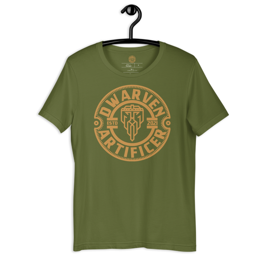 Dwarven Artificer Logo - Short-Sleeve Unisex T-Shirt