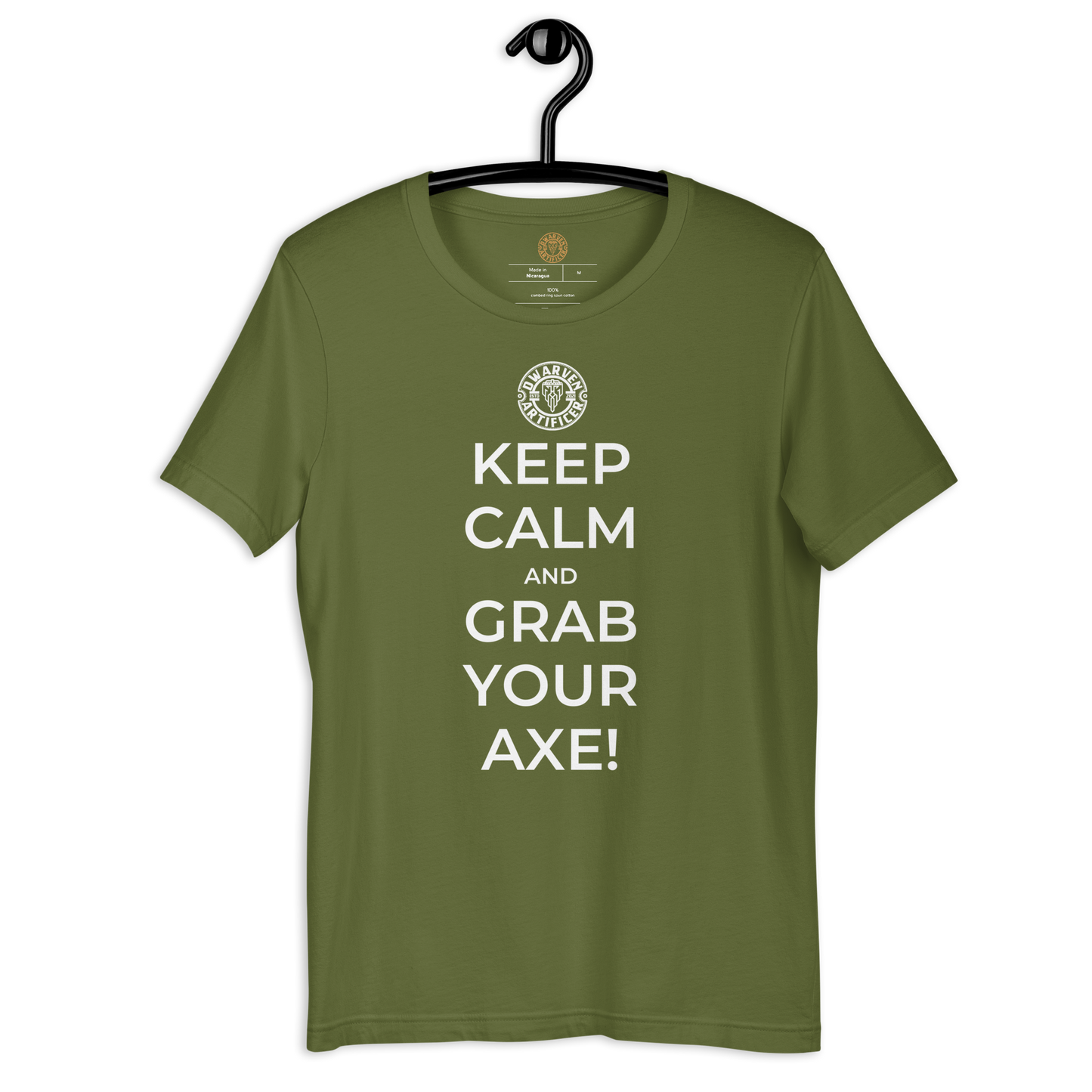 Keep Calm And Grab Your Axe - Short Sleeve Unisex t-Shirt