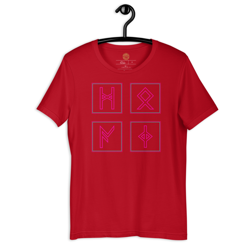 Runic Squares - Short-Sleeve Unisex T-Shirt