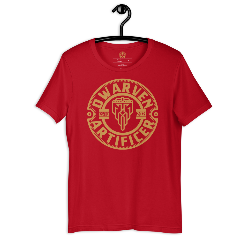 Dwarven Artificer Logo - Short-Sleeve Unisex T-Shirt