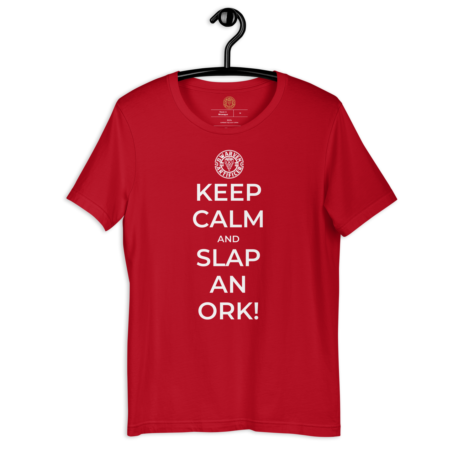 Keep Calm And Slap An Ork - Short Sleeve Unisex t-Shirt