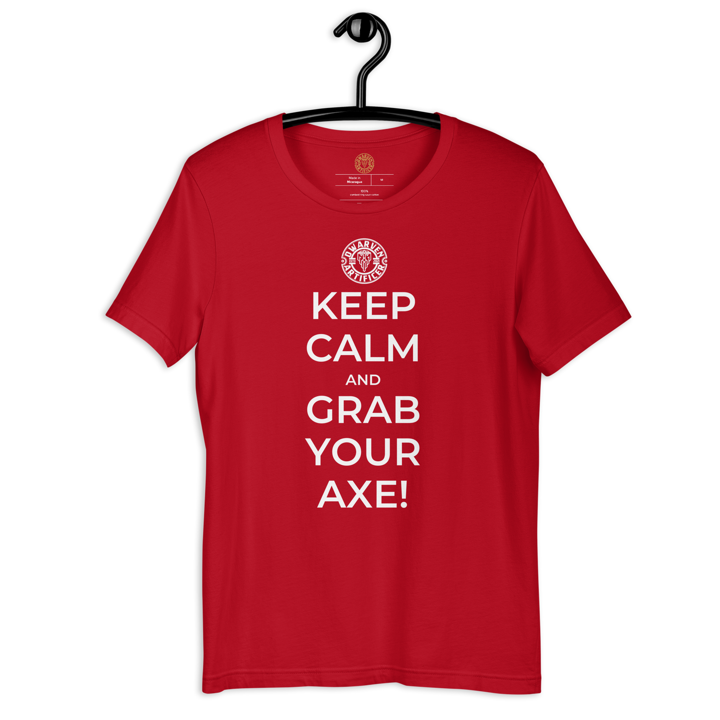 Keep Calm And Grab Your Axe - Short Sleeve Unisex t-Shirt