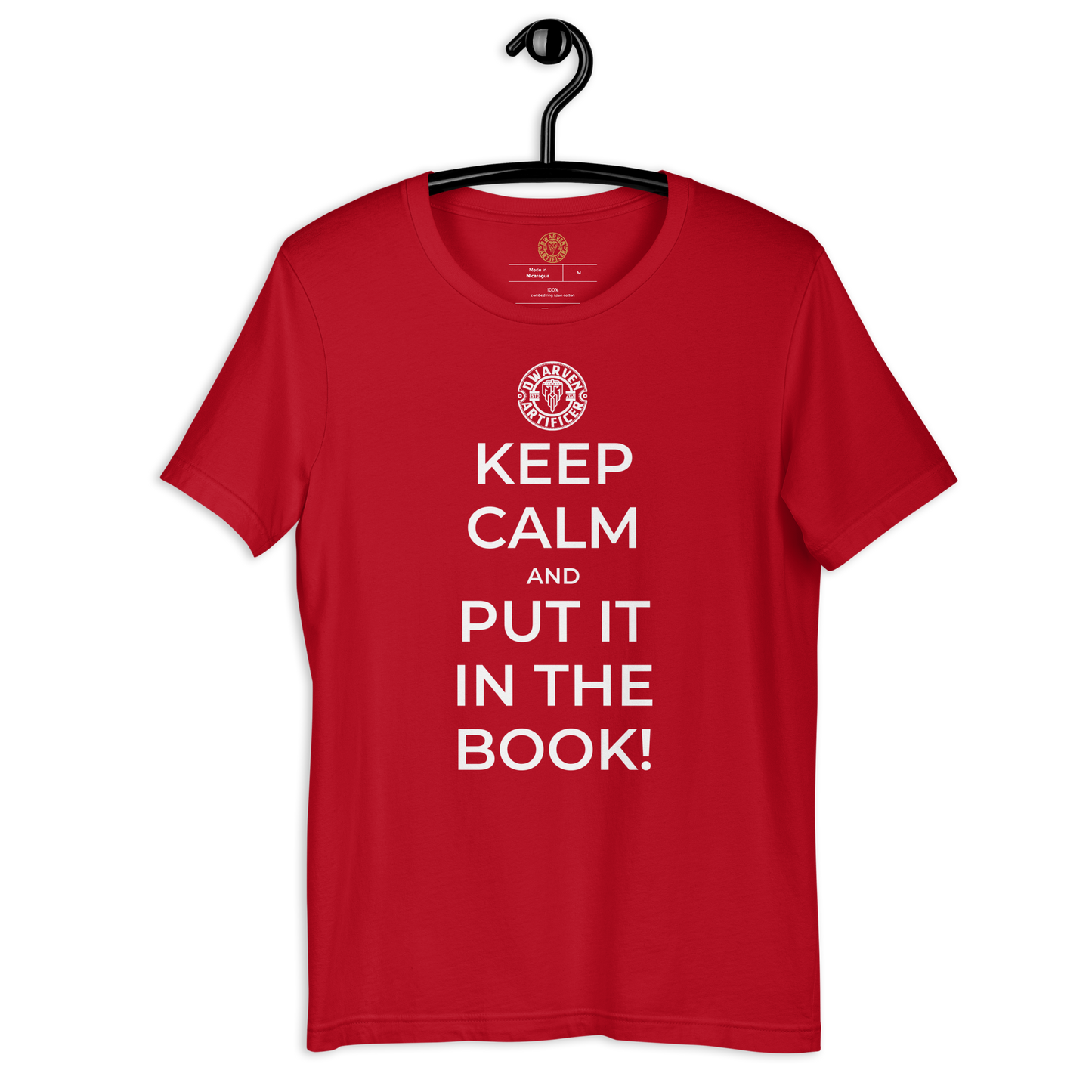 Keep Calm And Put It In The Book - Short Sleeve Unisex t-Shirt